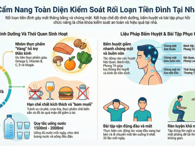CHÓNG MẶT, BUỒN NÔN, MẤT THĂNG BẰNG – ĐỪNG CHỦ QUAN VỚI RỐI LOẠN TIỀN ĐÌNH